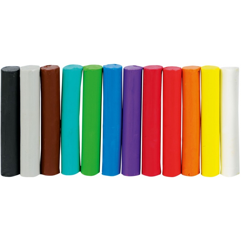 Set Plastilina 12 Culori, Fiorello, 192 grame