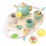 Set de ceai cu 15 accesorii din lemn, 3 ani, Kabi