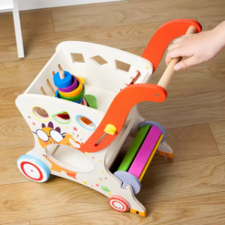 Antepremergator din lemn cu activitati Montessori