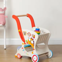 Antepremergator din lemn cu activitati Montessori