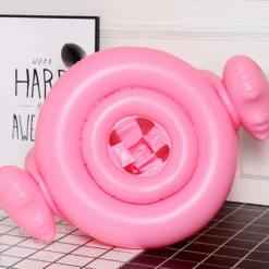 Colac Flamingo cu parasolar, tip barcuta.