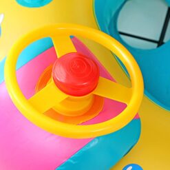 Colac multifunctional cu parasolar si volan, tip barcuta, 6 luni-3 ani 01