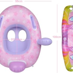 Colac multifunctional cu parasolar tip barcuta, Unicorn, 6 LUNI-3 ANI 001