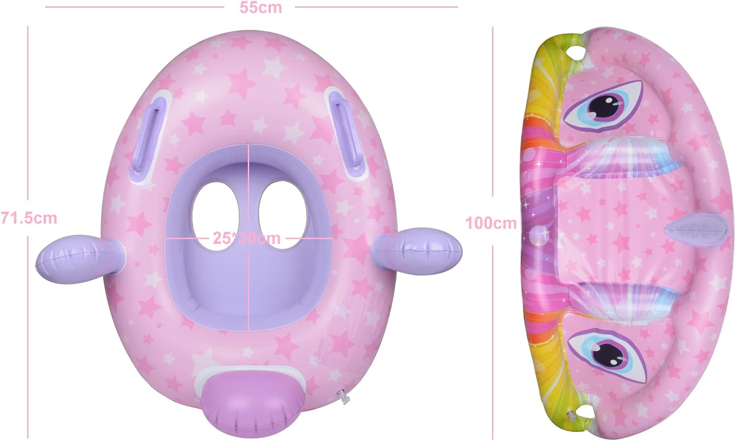 Colac multifunctional cu parasolar tip barcuta, Unicorn, 6 LUNI-3 ANI 001