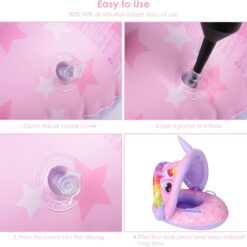 Colac multifunctional cu parasolar tip barcuta, Unicorn, 6 LUNI-3 ANI 001