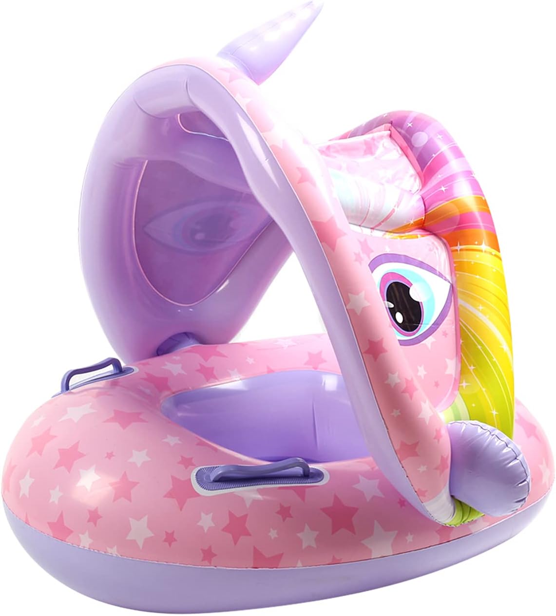 Colac multifunctional cu parasolar tip barcuta, Unicorn, 6 LUNI-3 ANI 001