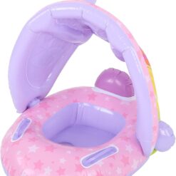 Colac multifunctional cu parasolar tip barcuta, Unicorn, 6 LUNI-3 ANI 001