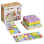 Joc de sortare, potrivire si stivuire forme geometrice, 3 ani