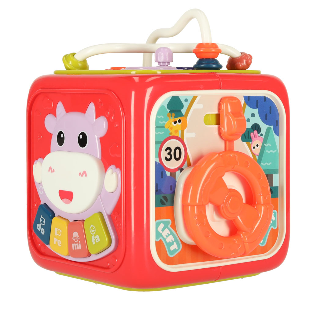 Jucarie interactiva bebe, Cub activitati, 18 luni+