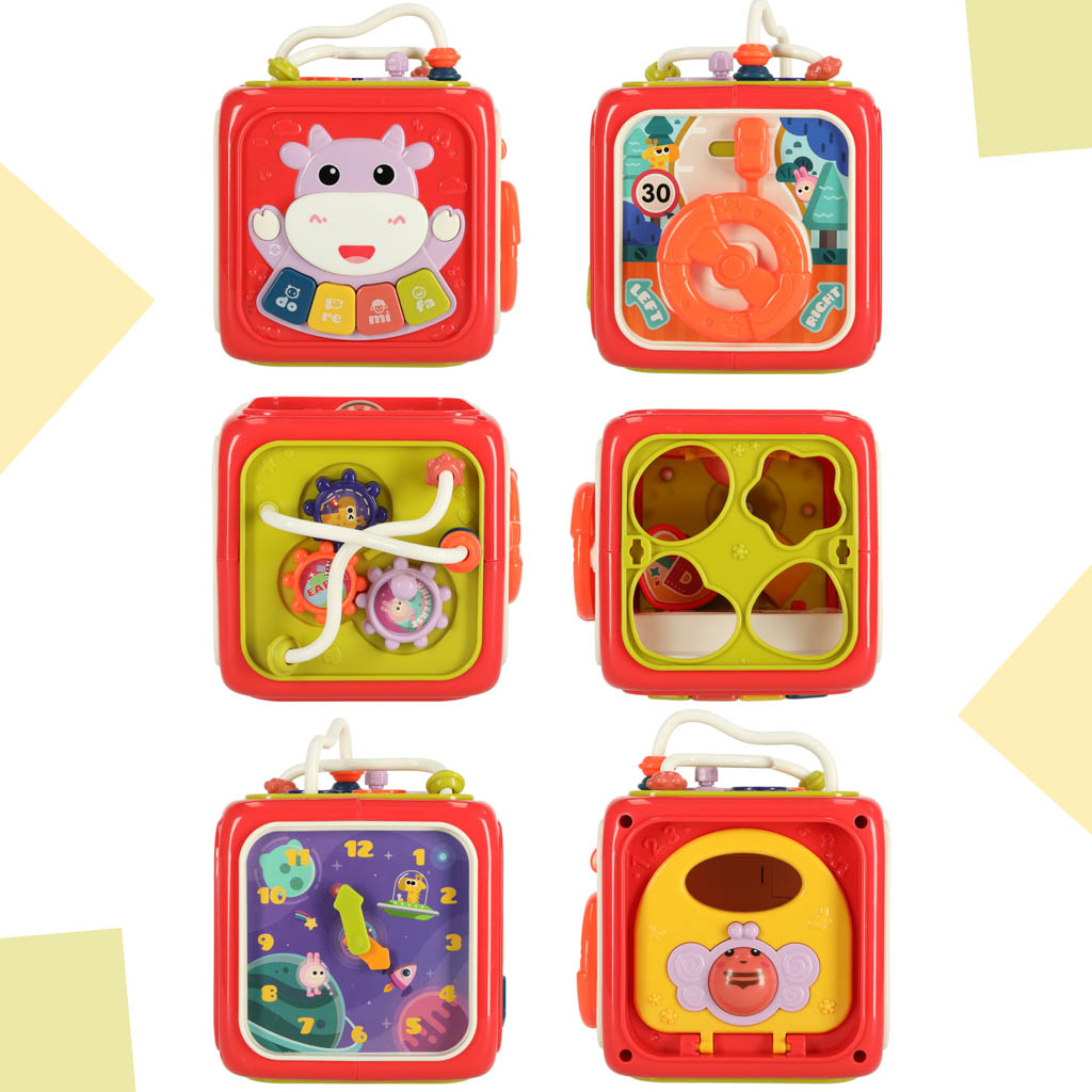 Jucarie interactiva bebe, Cub activitati, 18 luni+