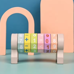 Puzzle educativ aritmetica, cilindru rotativ,12 cm