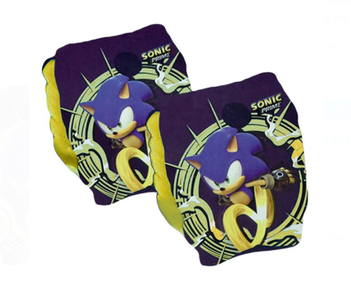 Aripioare gonflabile de inot, Sonic, 3-6 ani