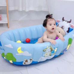 Cada Gonflabila, Albastru, Vacuta, 90x60 cm