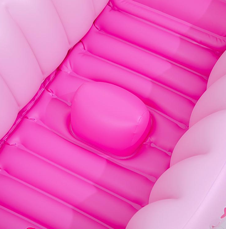 Cada Gonflabila, roz, Iepuras, 90x60 cm