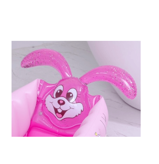 Cada Gonflabila, roz, Iepuras, 90x60 cm