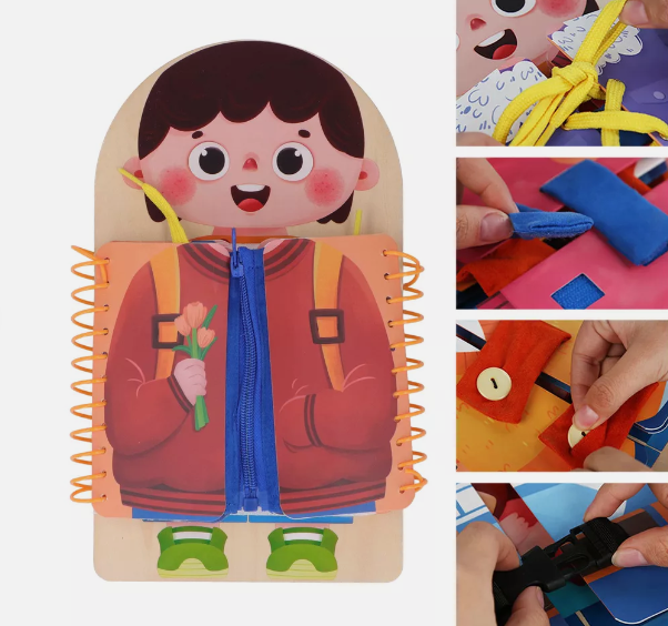 Carte senzoriala si educativa cu activitati de tip montessori, 2 ani+