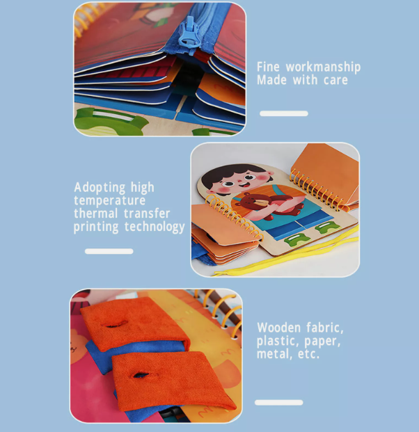 Carte senzoriala si educativa cu activitati de tip montessori, 2 ani+