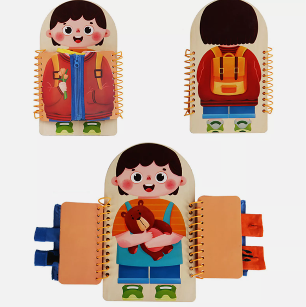 Carte senzoriala si educativa cu activitati de tip montessori, 2 ani+