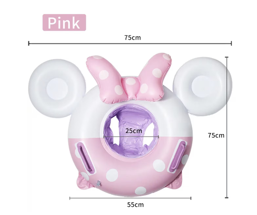 Colac cu chilotel, Minnie, 3-6 ani, Roz