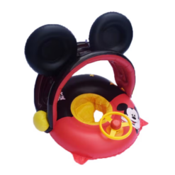 Colac multifunctional cu parasolar si volan, tip barcuta, Mickey