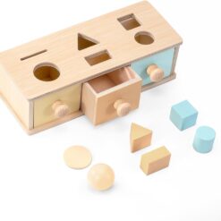 Cutia permanentei, joc de tip Montessori, 2 ani+