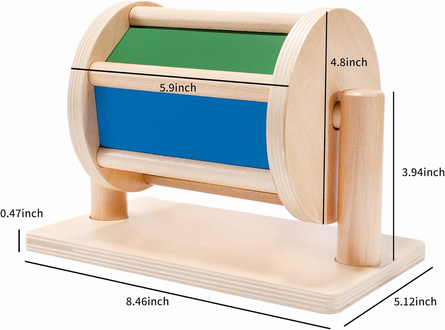 Joc de tip Montessori ,Tambur, 6 LUNI+ 02
