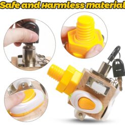 Joc de tip Montessori cu 6 activitati, Busy Bord, 3 ani+