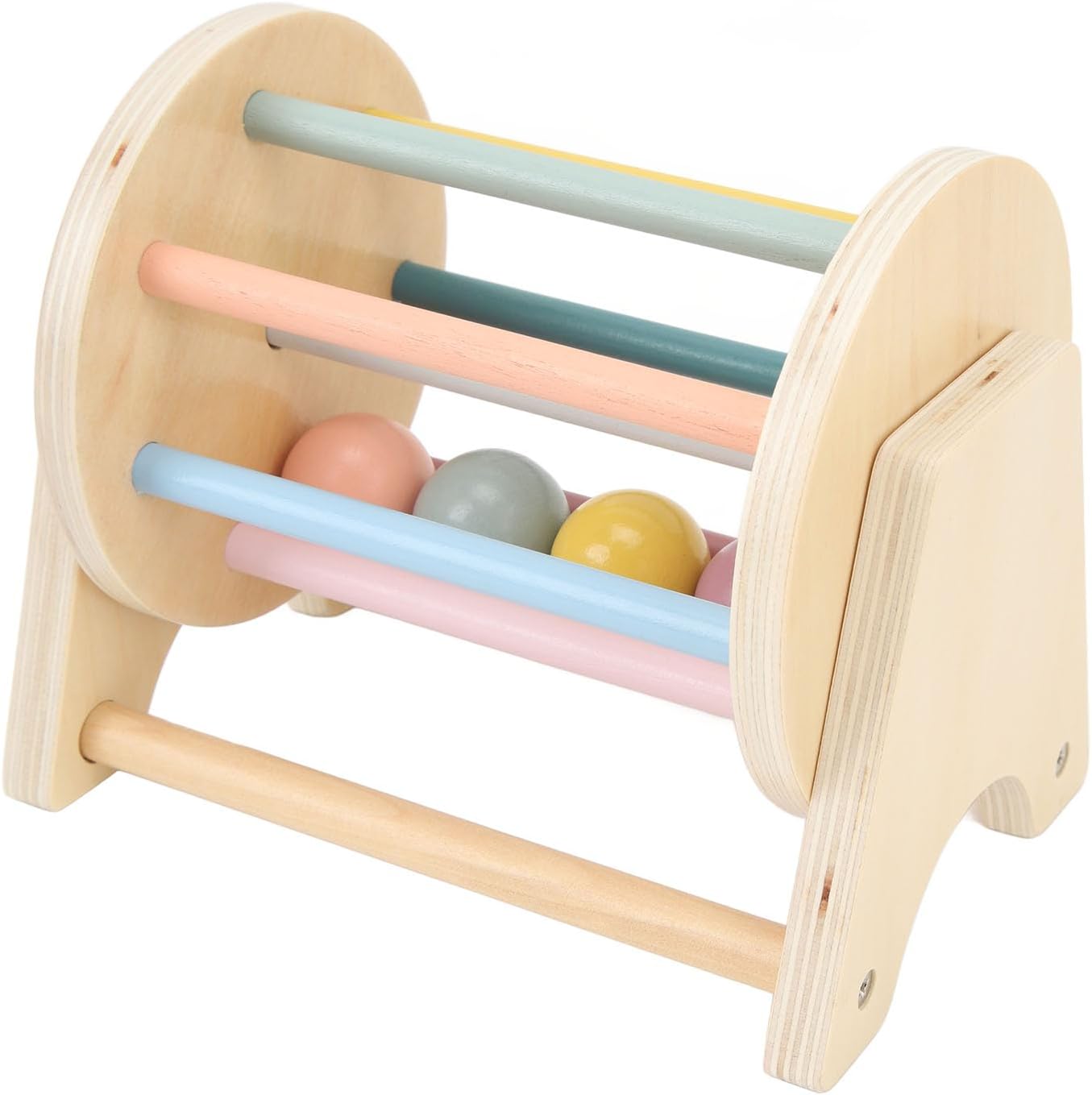 Joc de tip Montessori,Tambur cu bile