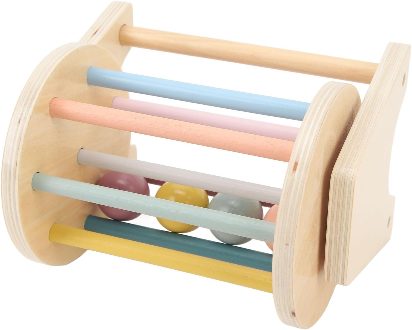 Joc de tip Montessori,Tambur cu bile