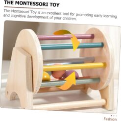 Joc de tip Montessori,Tambur cu bile