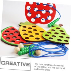 Joc dexteritate si indemanare Fructe, joc de snuruit, 3 ani