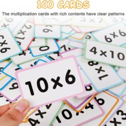 Joc educativ din lemn cu numere-Tabla Inmultirii, 6 ani+