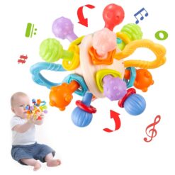 Jucarie interactiva bebe- Minge senzoriala, 0 luni+