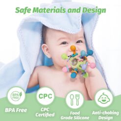 Jucarie interactiva bebelusi - Minge senzoriala, 0 luni+