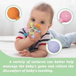 Jucarie interactiva bebelusi - Minge senzoriala, 0 luni+