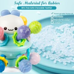 Jucarie interactiva bebelusi, Ventuza si jucarie dentitie, 0 luni