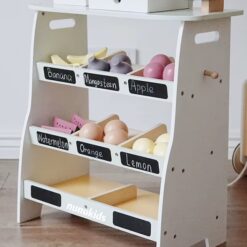 Magazin din lemn cu accesorii, 3 ani 001