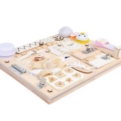 Placa senzoriala cu activitati Montessori - Busy Board