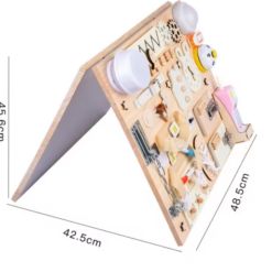 Placa senzoriala cu activitati Montessori - Busy Board