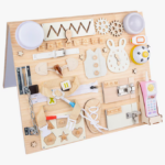 Placa senzoriala cu activitati Montessori,  Busy Board