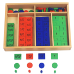 Set de numere, joc de tip Montessori, 3 ani
