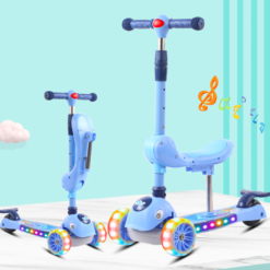 Trotineta pliabila 3 IN 1 cu 3 roti, 2 ani+