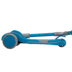 Trotineta pliabila cu 3 roti, lumini, 3 ani+, Albastru