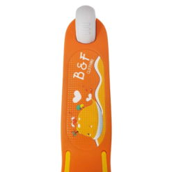 Trotineta pliabila cu 3 roti, lumini si muzica, 3 ani+, Portocaliu