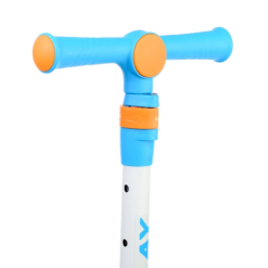 Trotineta pliabila cu 3 roti si lumini, 3 ani+, albastru