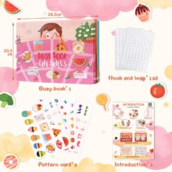 Carte cu stickere reutilizabile, Busy Book, 3 ani 06