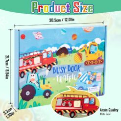 Carte cu stickere reutilizabile, Mijloace de transport, 3 ani