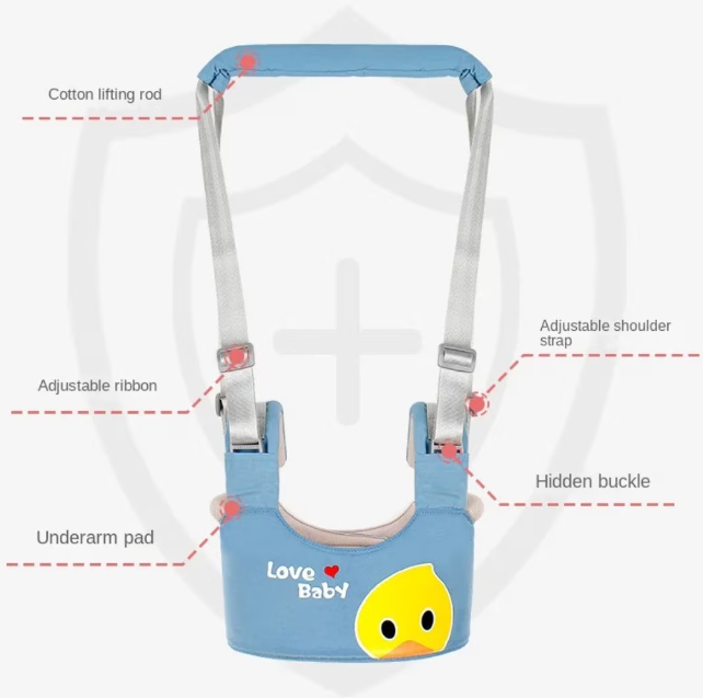 Ham premergator bebe, bumbac, adjustabil, 8-18 luni, Albastru