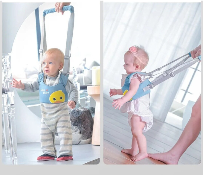 Ham premergator bebe, bumbac, adjustabil, 8-18 luni, Albastru