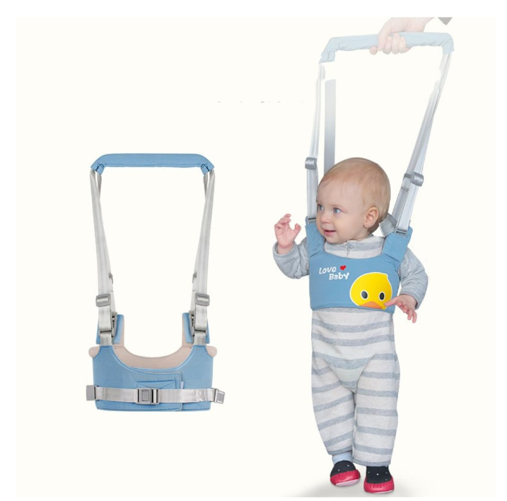 Ham premergator bebe, bumbac, adjustabil, 8-18 luni, Albastru